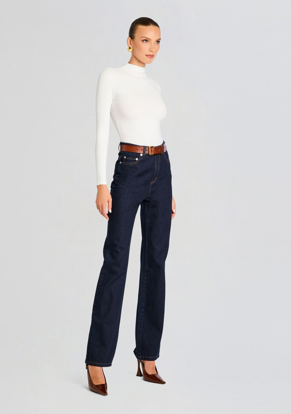 Meg Bodysuit by SEROYA in White, product image 3