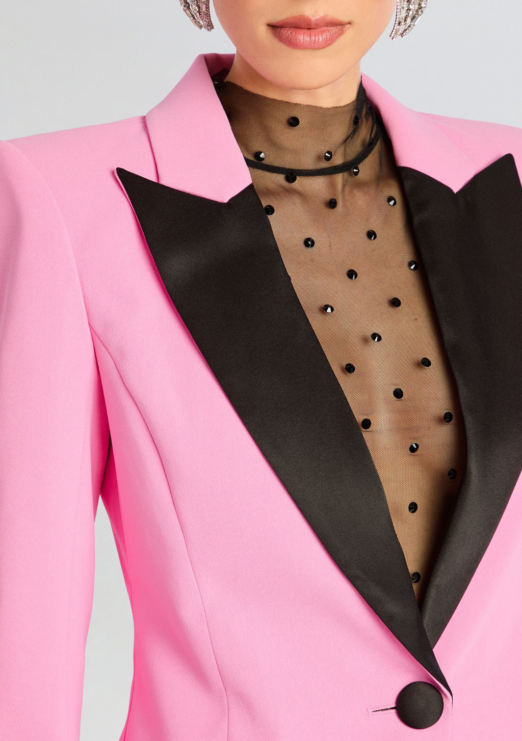 Muse Blazer by retrofête in Light Rose, product image 3