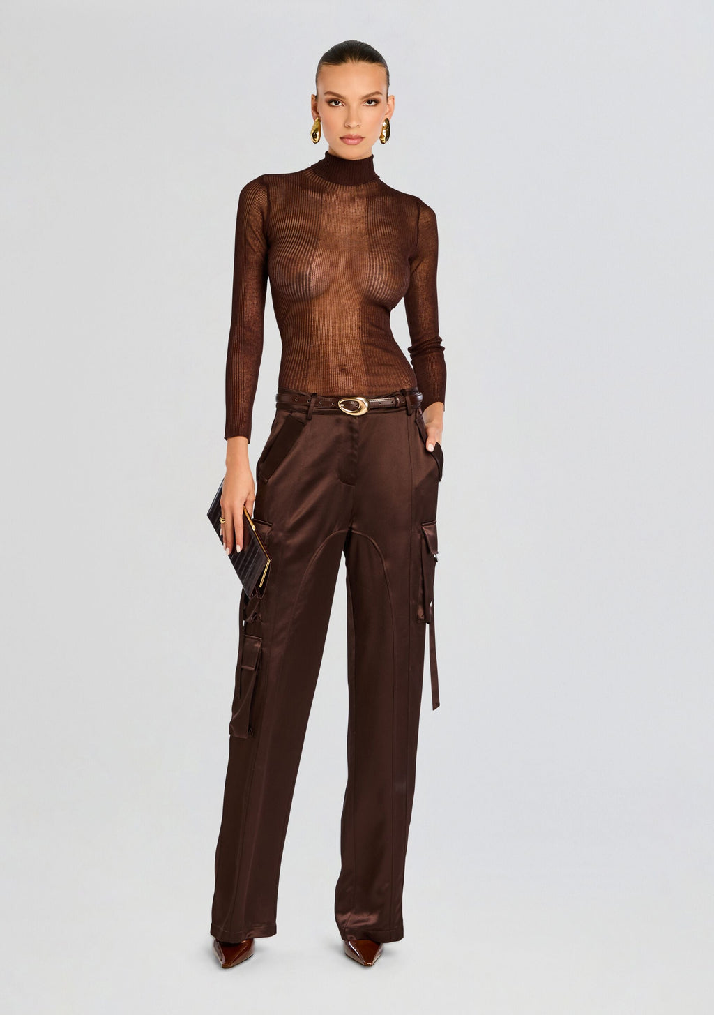 Piper Top by SEROYA in Ash Brown, product image 5