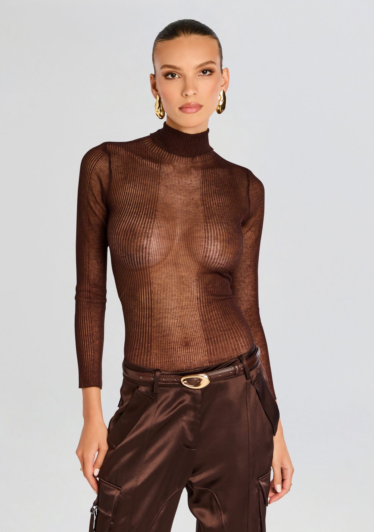 Piper Top by SEROYA in Ash Brown, product image 1