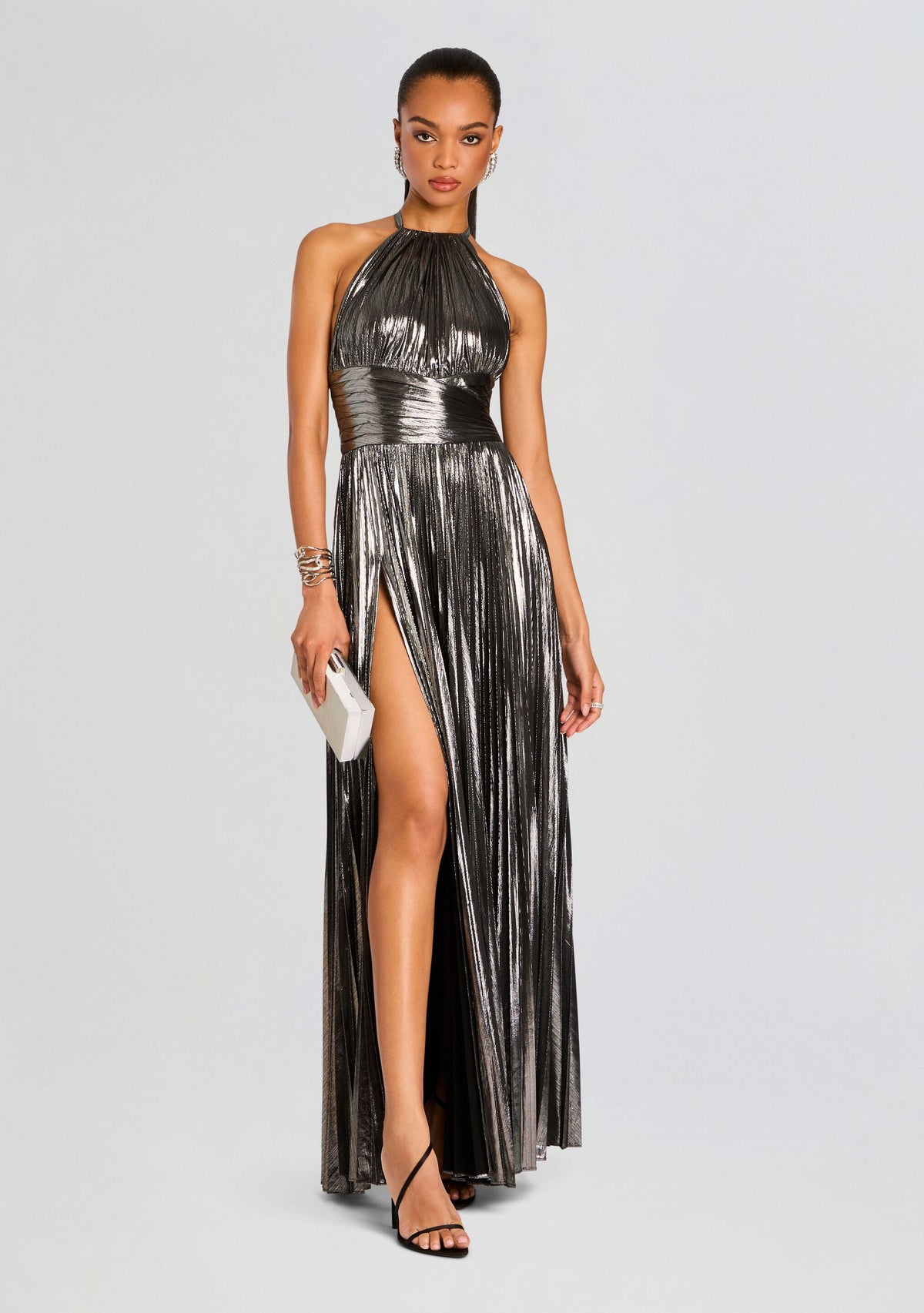 Reiss Dress by retrofête in Gunmetal, product image 1
