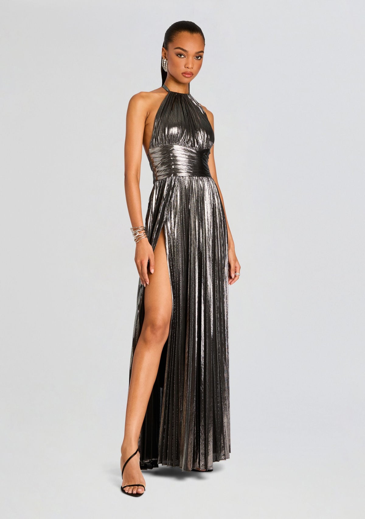 Reiss Dress by retrofête in Gunmetal, product image 3