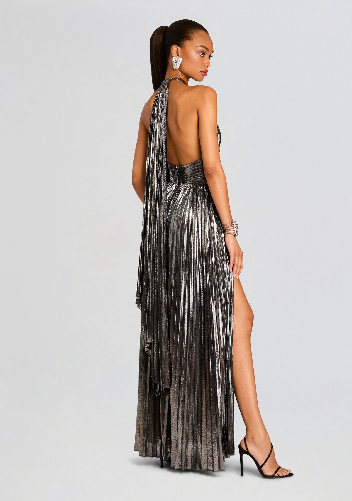 Reiss Dress by retrofête in Gunmetal, product image 4