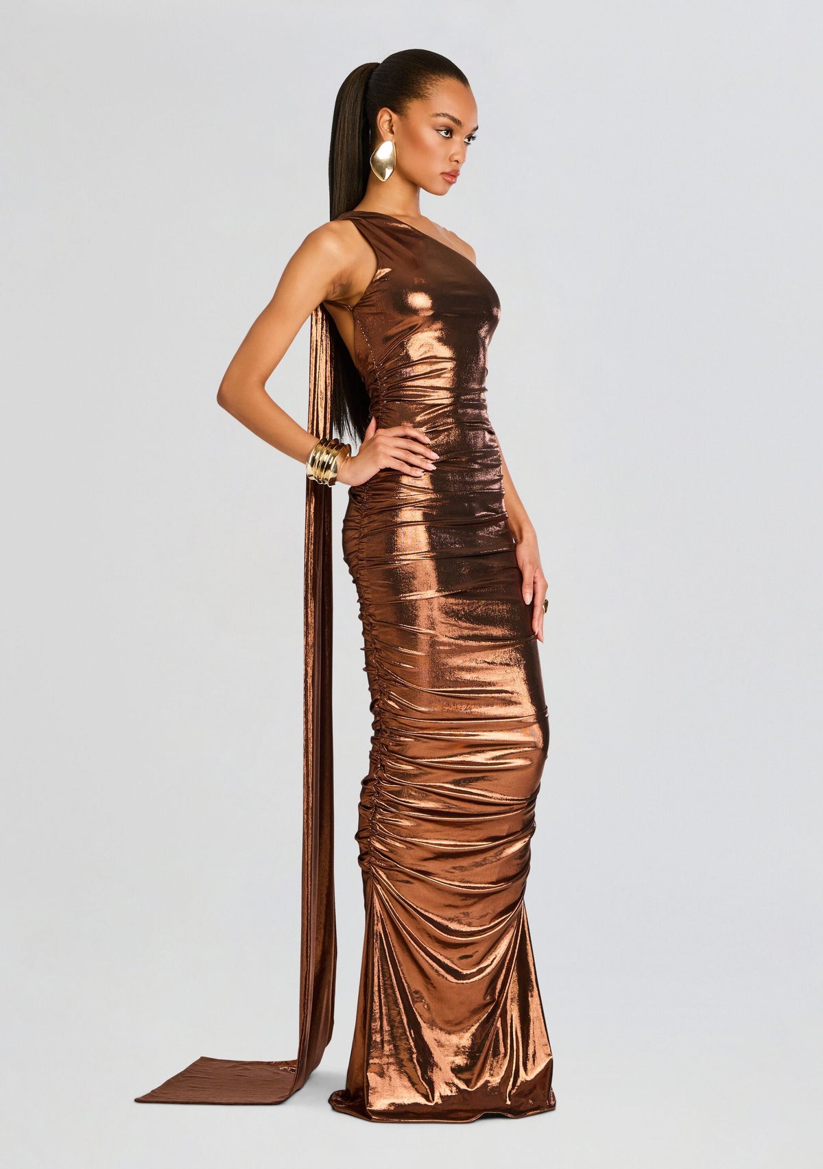 Shannon Dress by retrofête in Pecan, product image 4