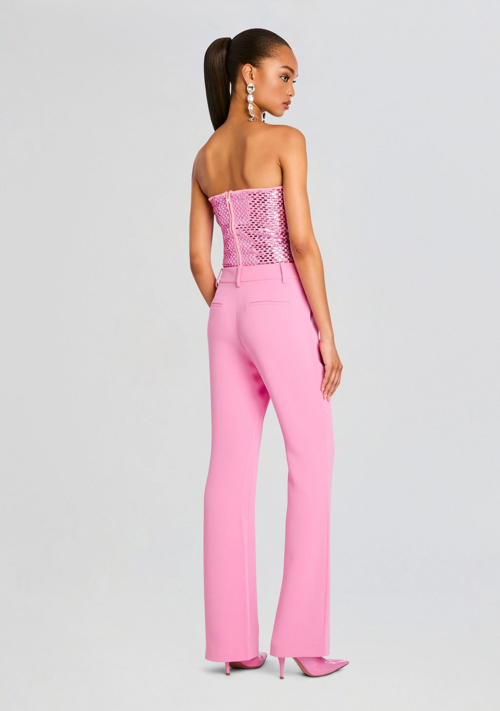 Valery Embellished Knit Top by retrofête in Light Rose, product image 5