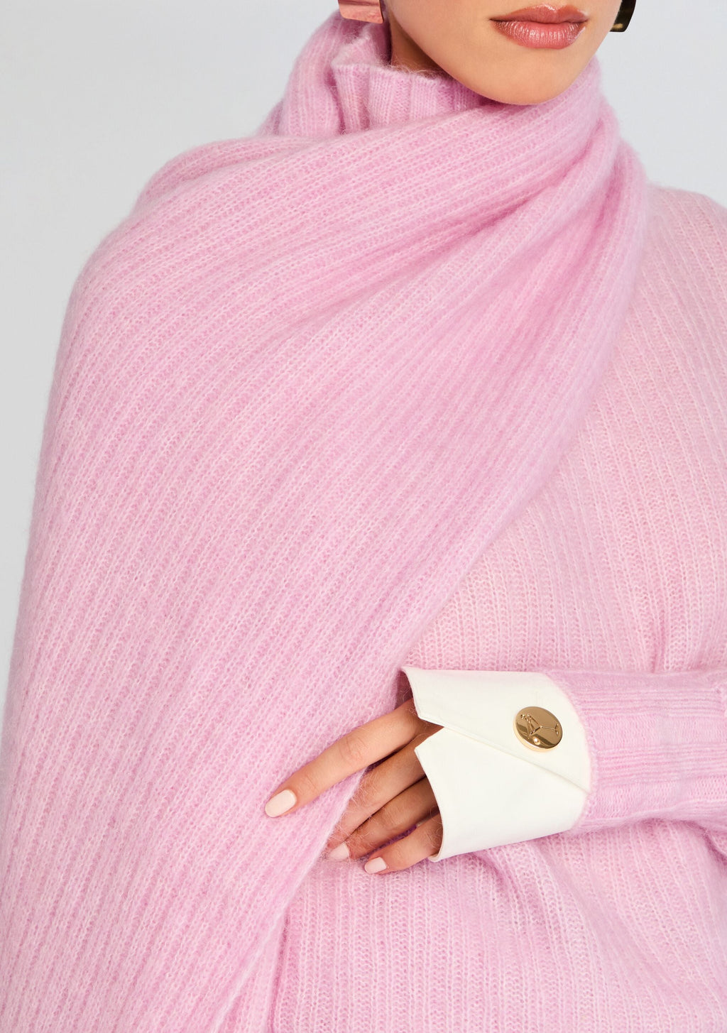 Zarita Sweater by retrofête in Light Rose, product image 4