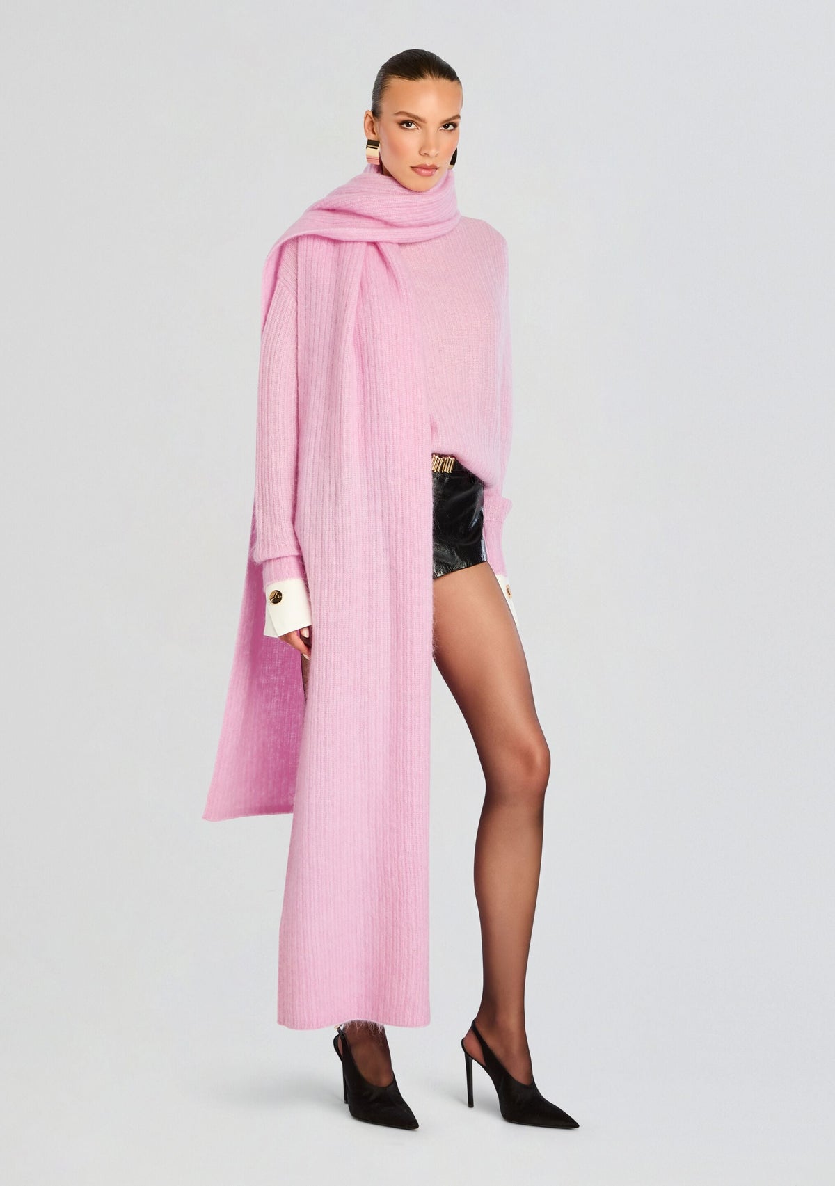 Zarita Sweater by retrofête in Light Rose, product image 5