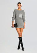 Devin Sweater by SEROYA in Heathered Grey, product image 1