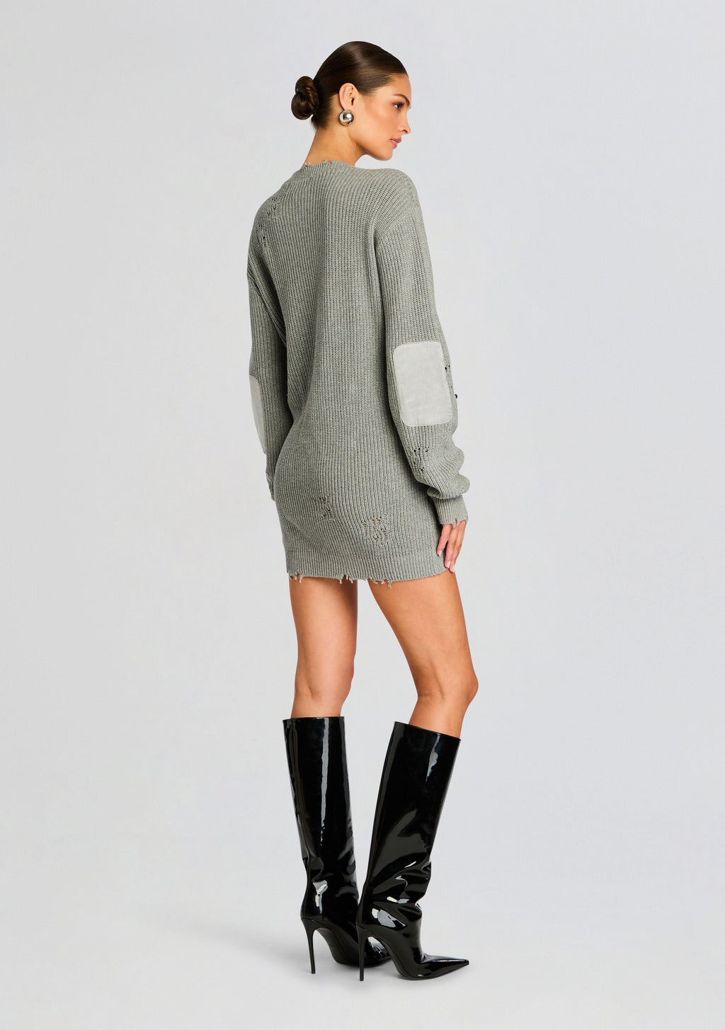 Devin Sweater by SEROYA in Heathered Grey, product image 4