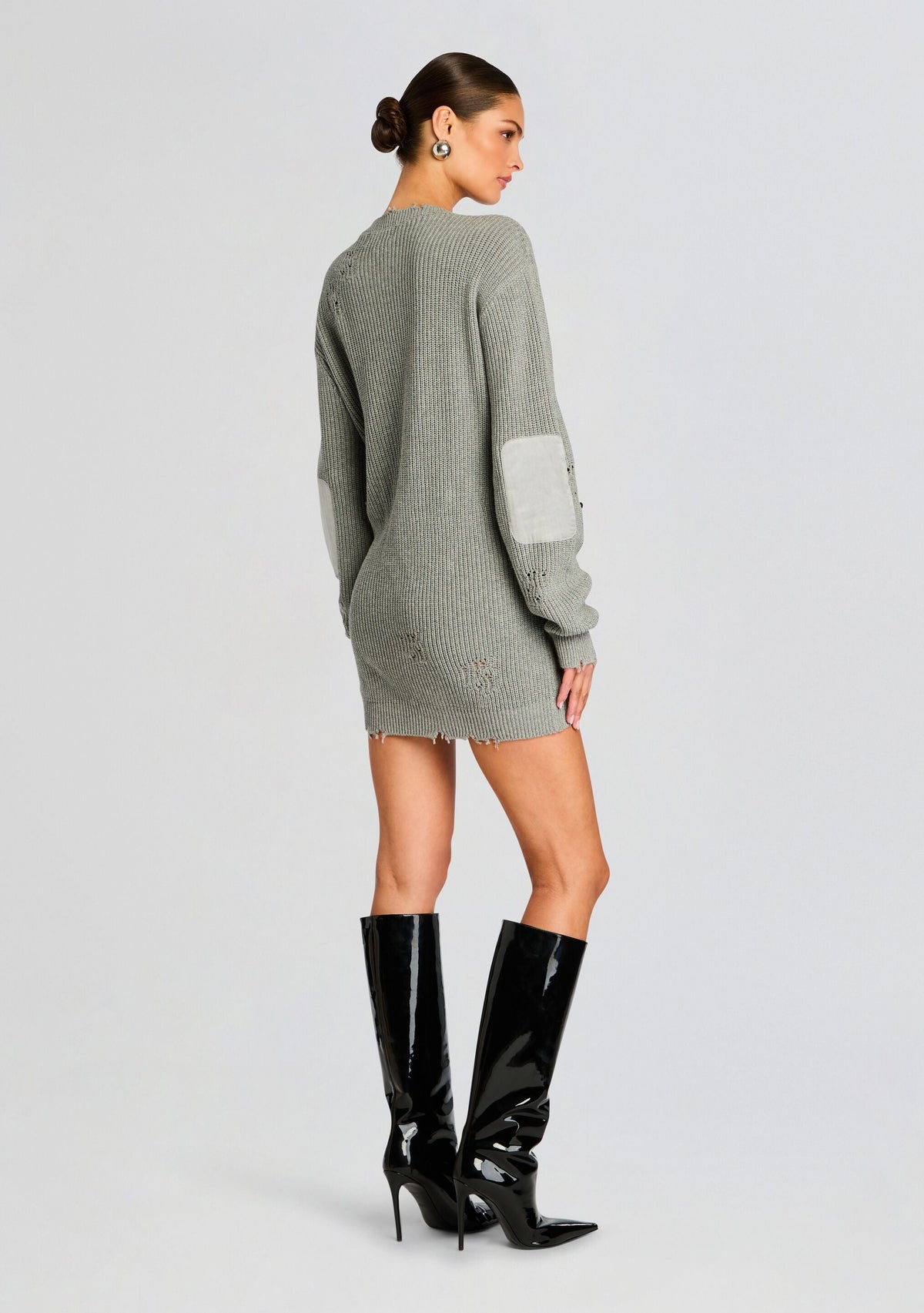 Devin Sweater by SEROYA in Heathered Grey, product image 4