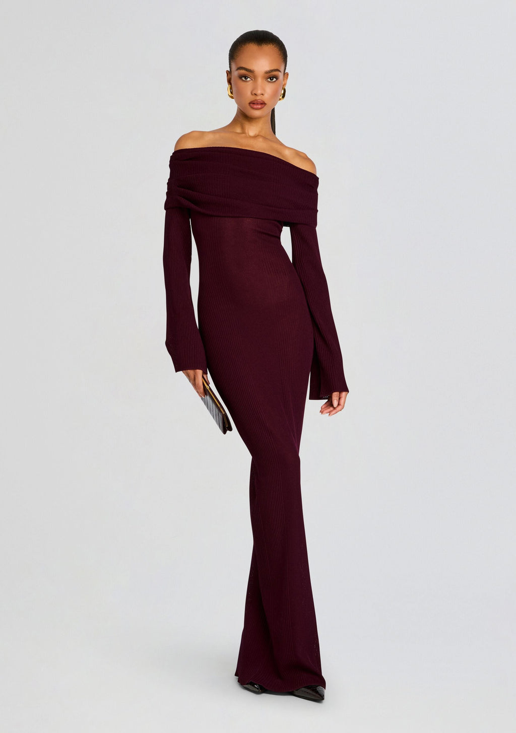 Galleria Maxi Dress by SEROYA in Merlot, product image 6