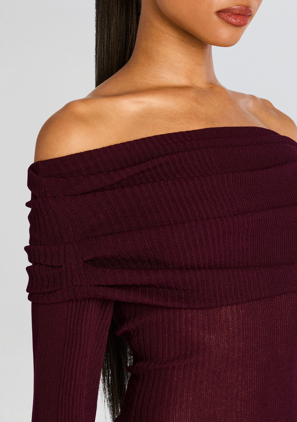 Galleria Maxi Dress by SEROYA in Merlot, product image 5