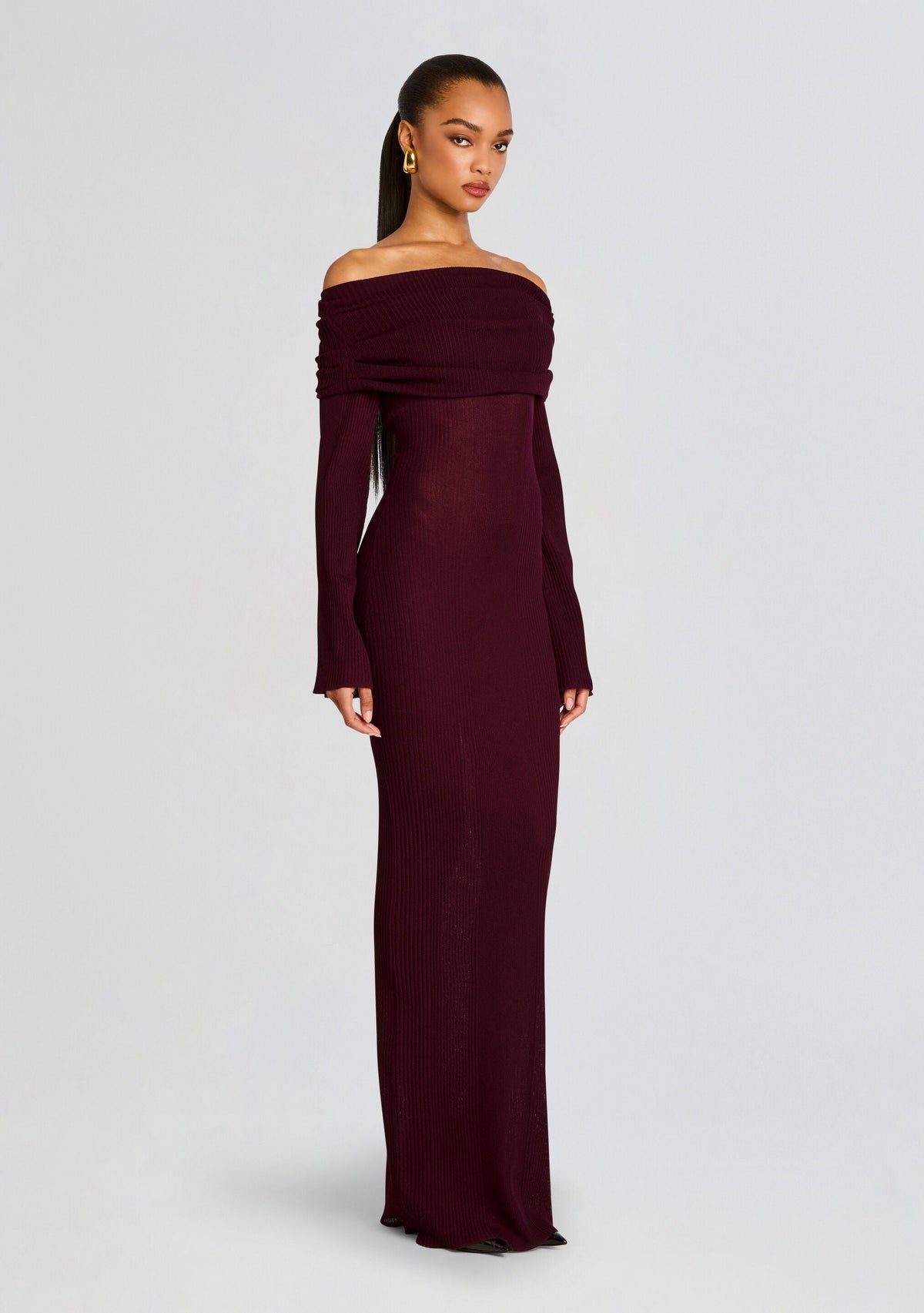 Galleria Maxi Dress by SEROYA in Merlot, product image 3
