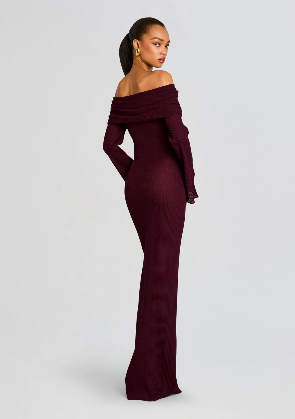 Galleria Maxi Dress by SEROYA in Merlot, product image 4