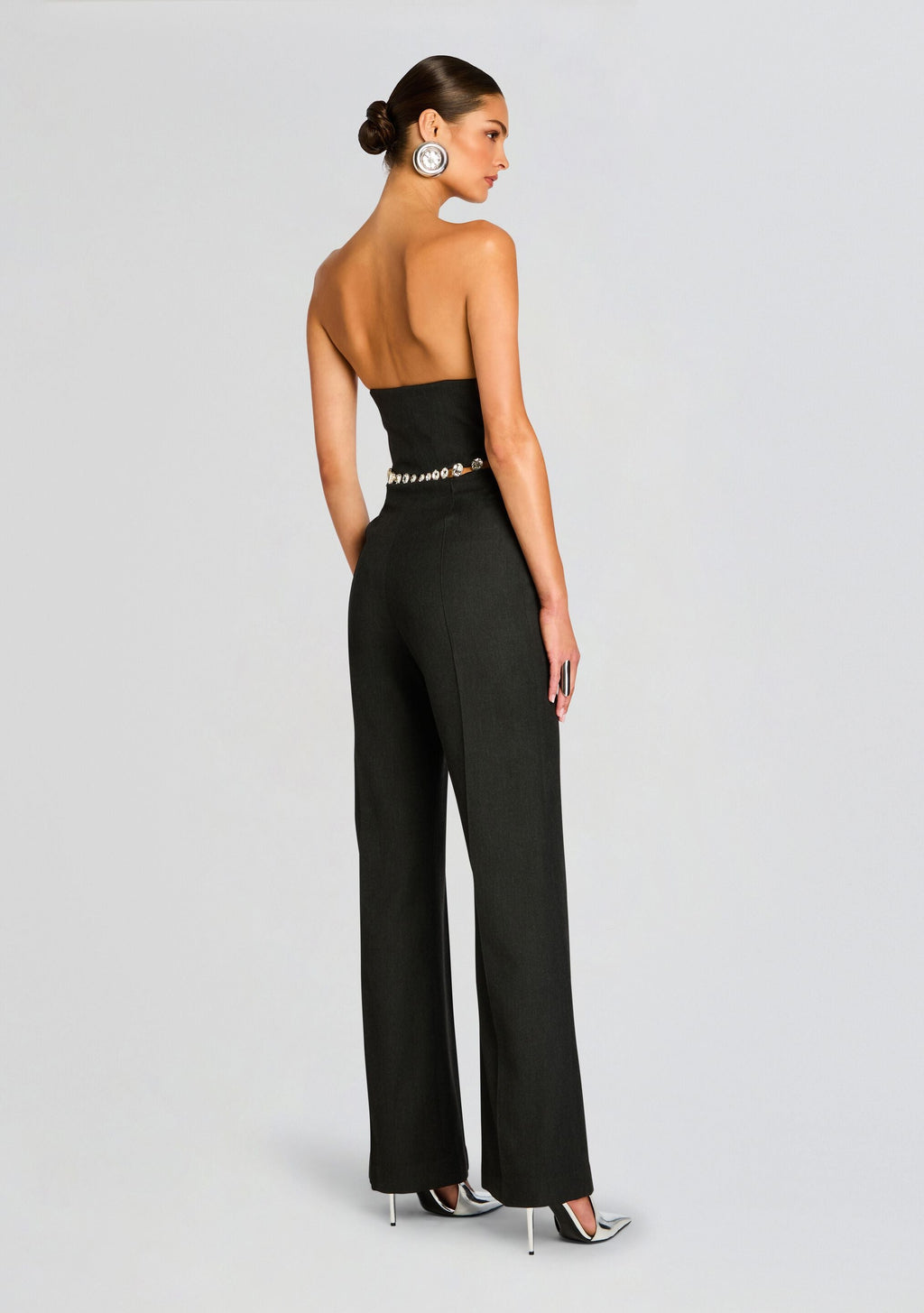 Glenda Jumpsuit by retrofête in Slate Grey, product image 4