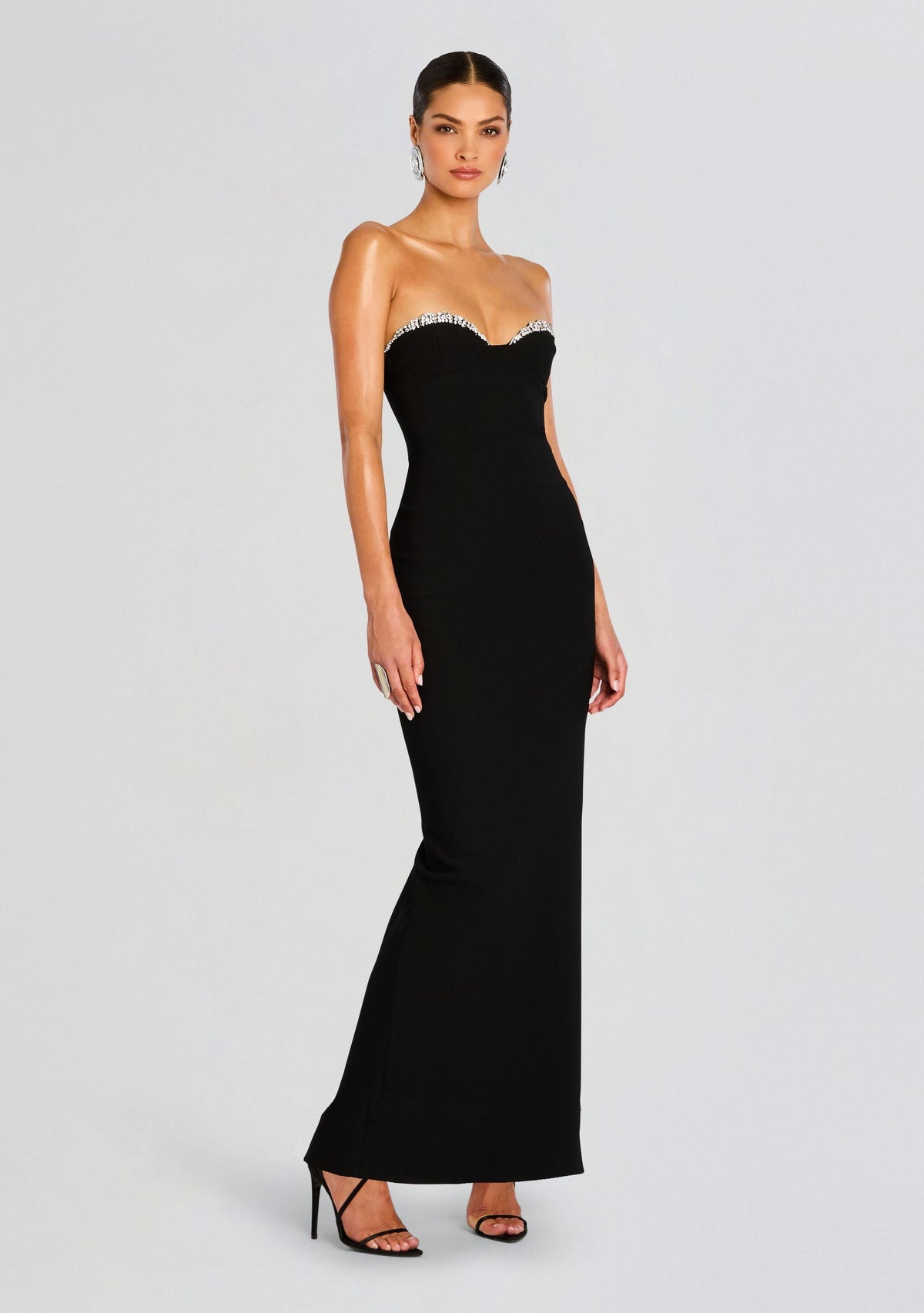Jessalyn Dress by retrofête in Black/Silver, product image 3