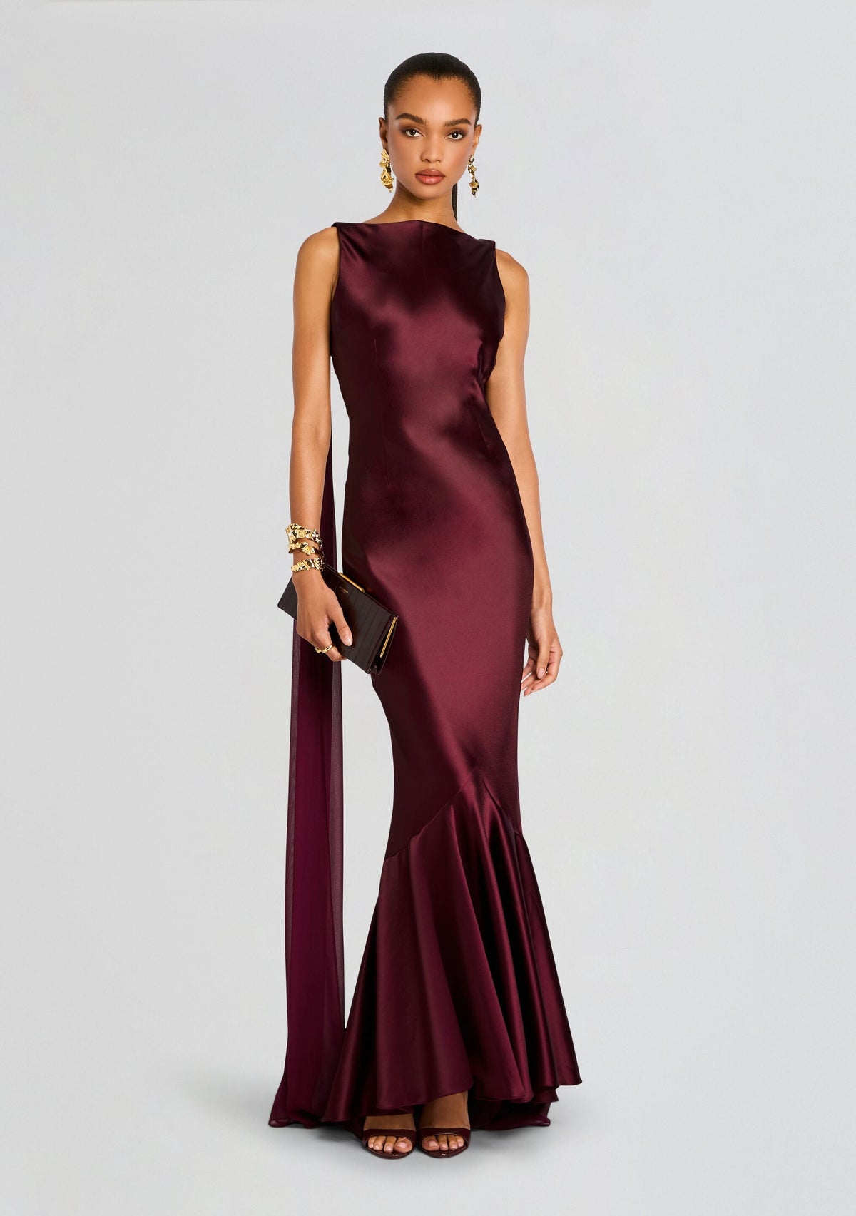 Julia Dress by retrofête in Port, product image 2