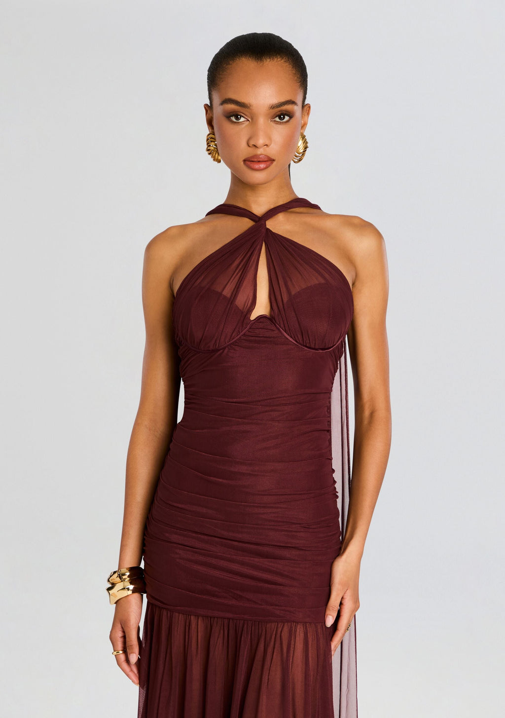 Maisie Dress by retrofête in Port, product image 6
