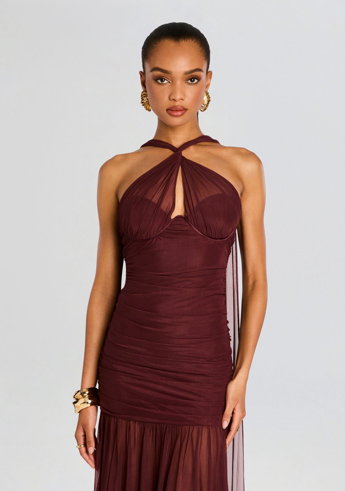 Maisie Dress by retrofête in Port, product image 6
