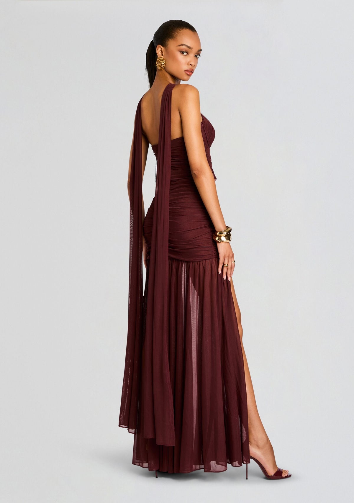 Maisie Dress by retrofête in Port, product image 5