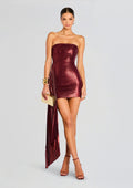 Marcy Dress by retrofête in Port, product image 1