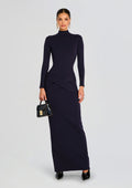 Melonie Knit Maxi Dress by SEROYA in Sapphire, product image 1