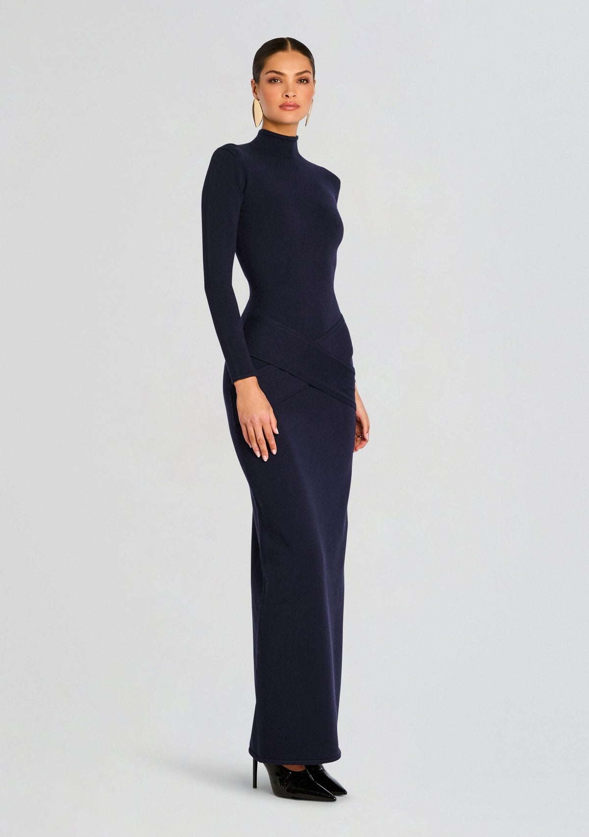 Melonie Knit Maxi Dress by SEROYA in Sapphire, product image 3