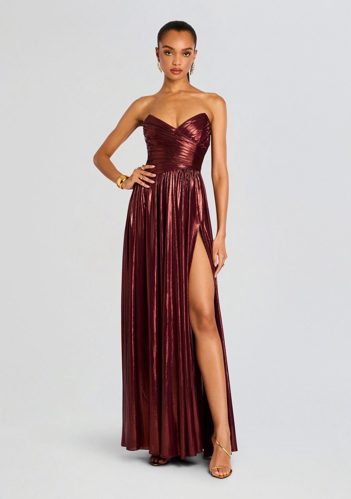 Waldorf Dress by retrofête in Port, product image 1