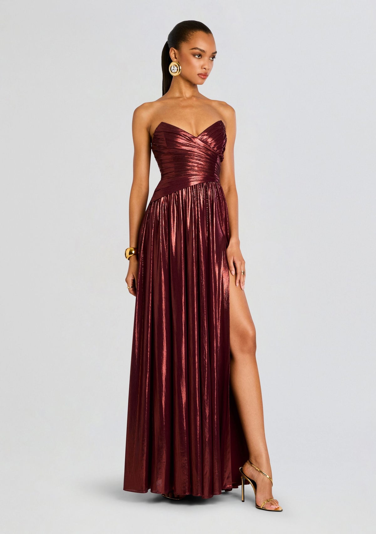 Waldorf Dress by retrofête in Port, product image 3