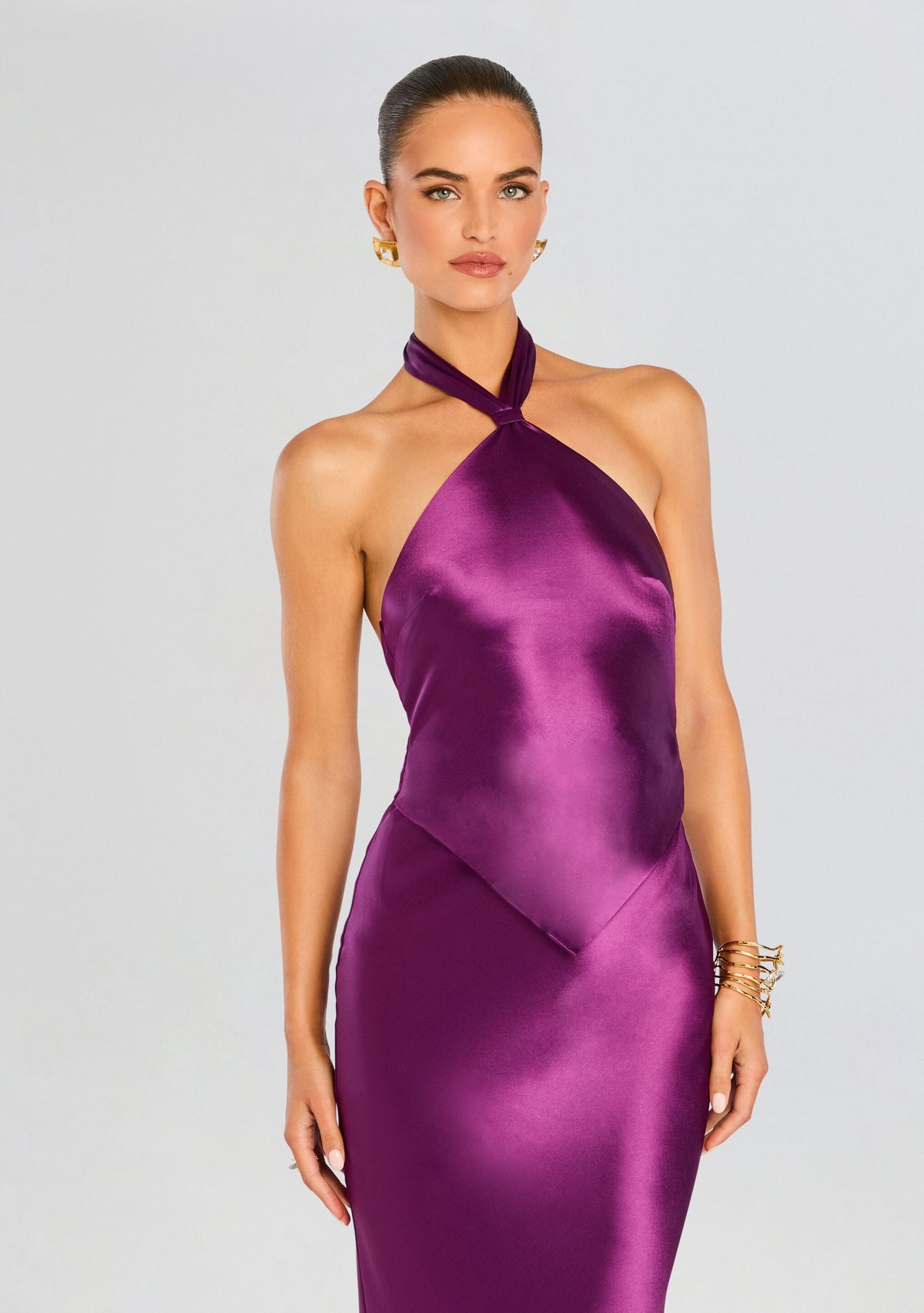 Ester Dress by retrofête in Eggplant, product image 5