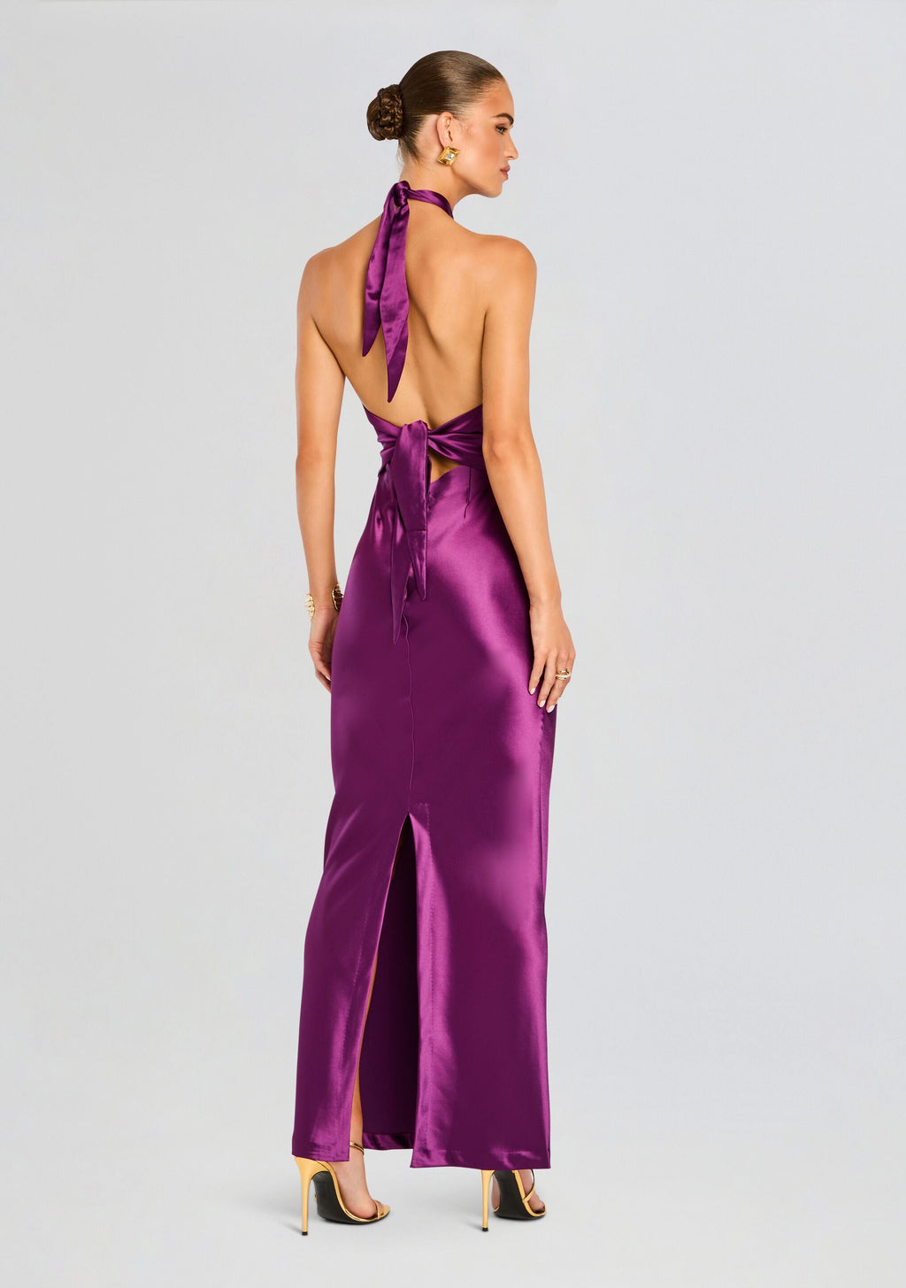 Ester Dress by retrofête in Eggplant, product image 4
