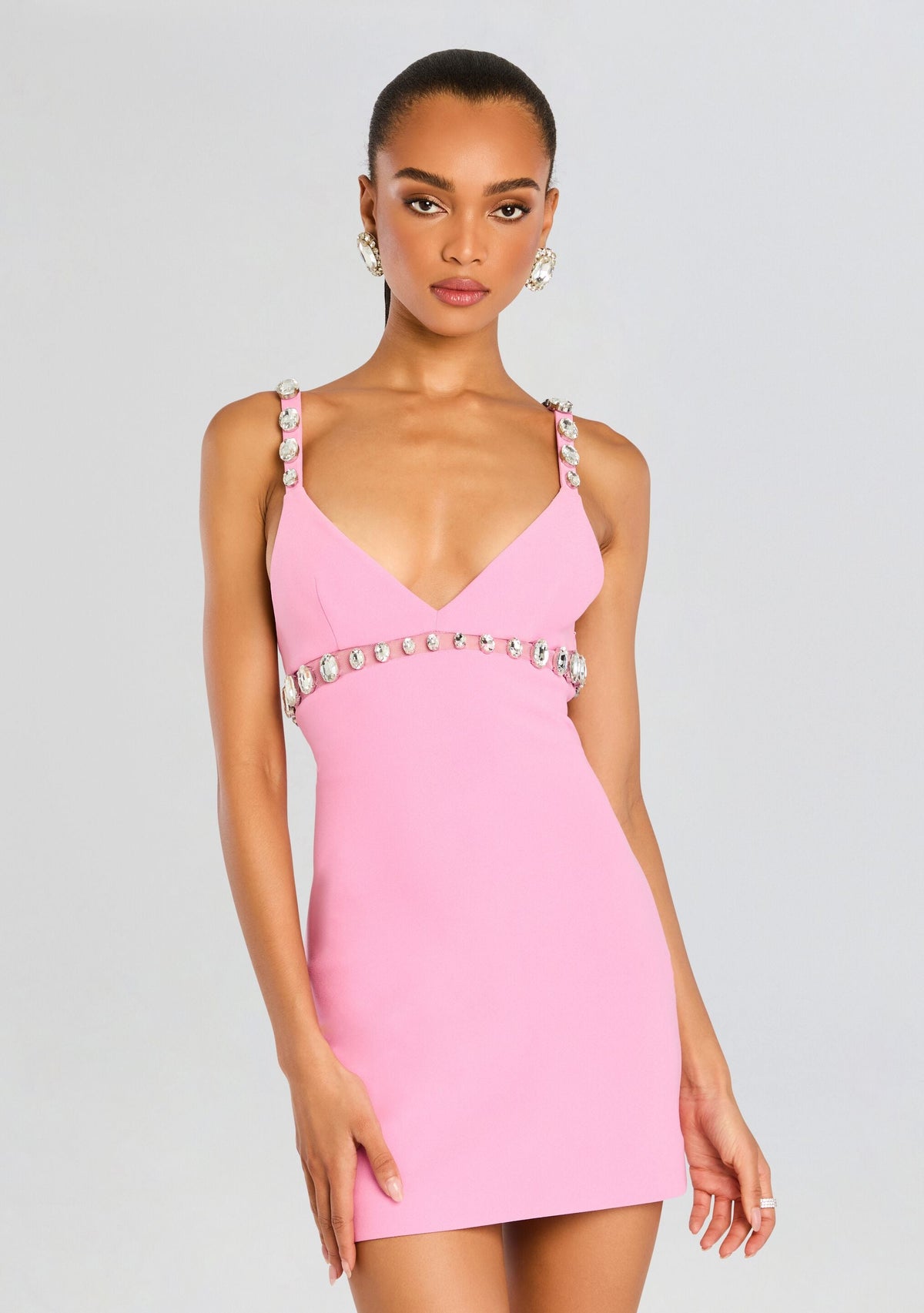 Polly Dress by retrofête in Light Rose/Silver, product image 5