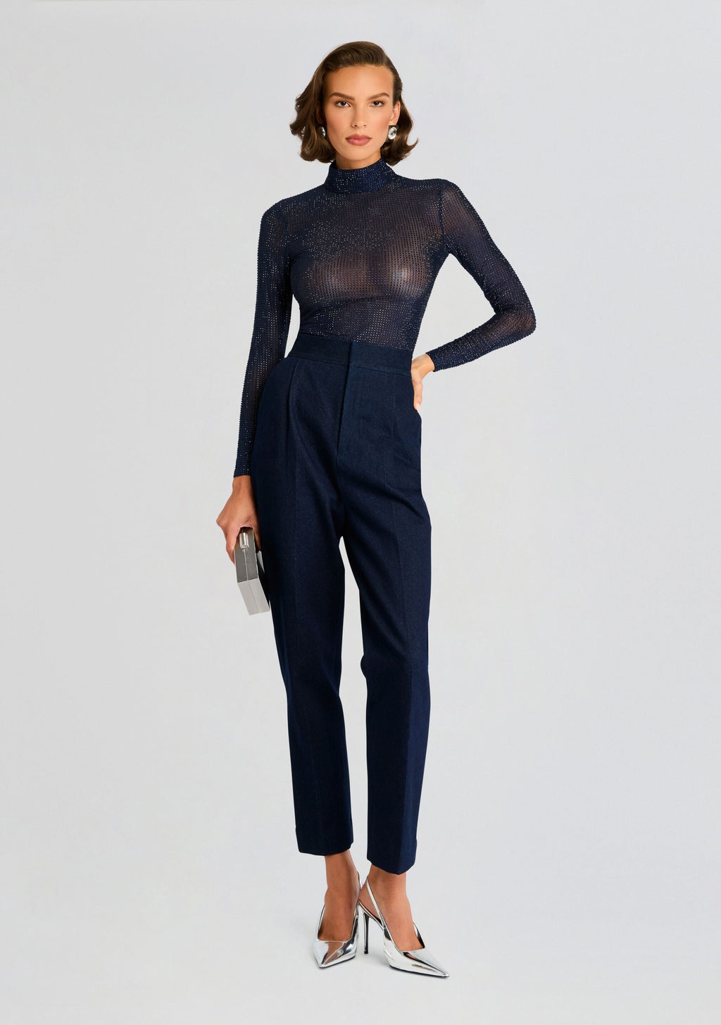 Bronwyn Embellished Top by retrofête in Night Sky, product image 5