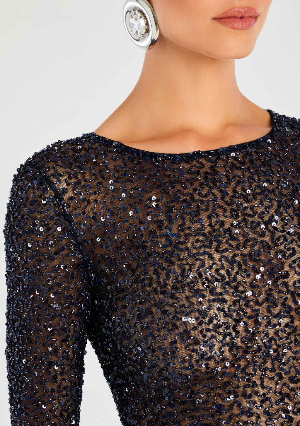 Torrey Sequin Top by retrofête in Night Sky, product image 2