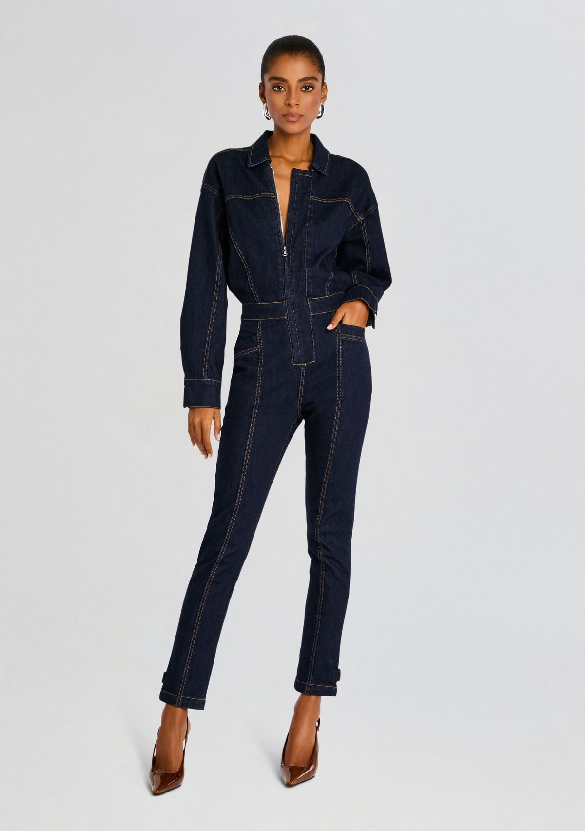 Waverly Jumpsuit by SEROYA in Rinse, product image 5