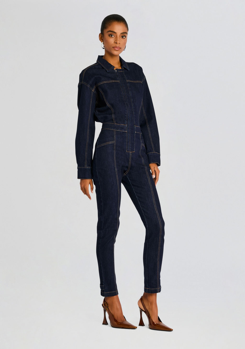 Waverly Jumpsuit by SEROYA in Rinse, product image 3