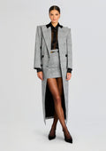 Charlene Coat by retrofête in Black/White, product image 1