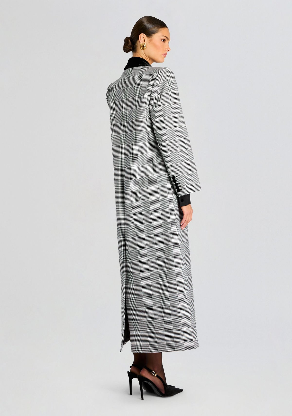 Charlene Coat by retrofête in Black/White, product image 4