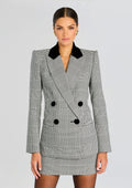 Lucina Blazer by retrofête in Black/White, product image 1