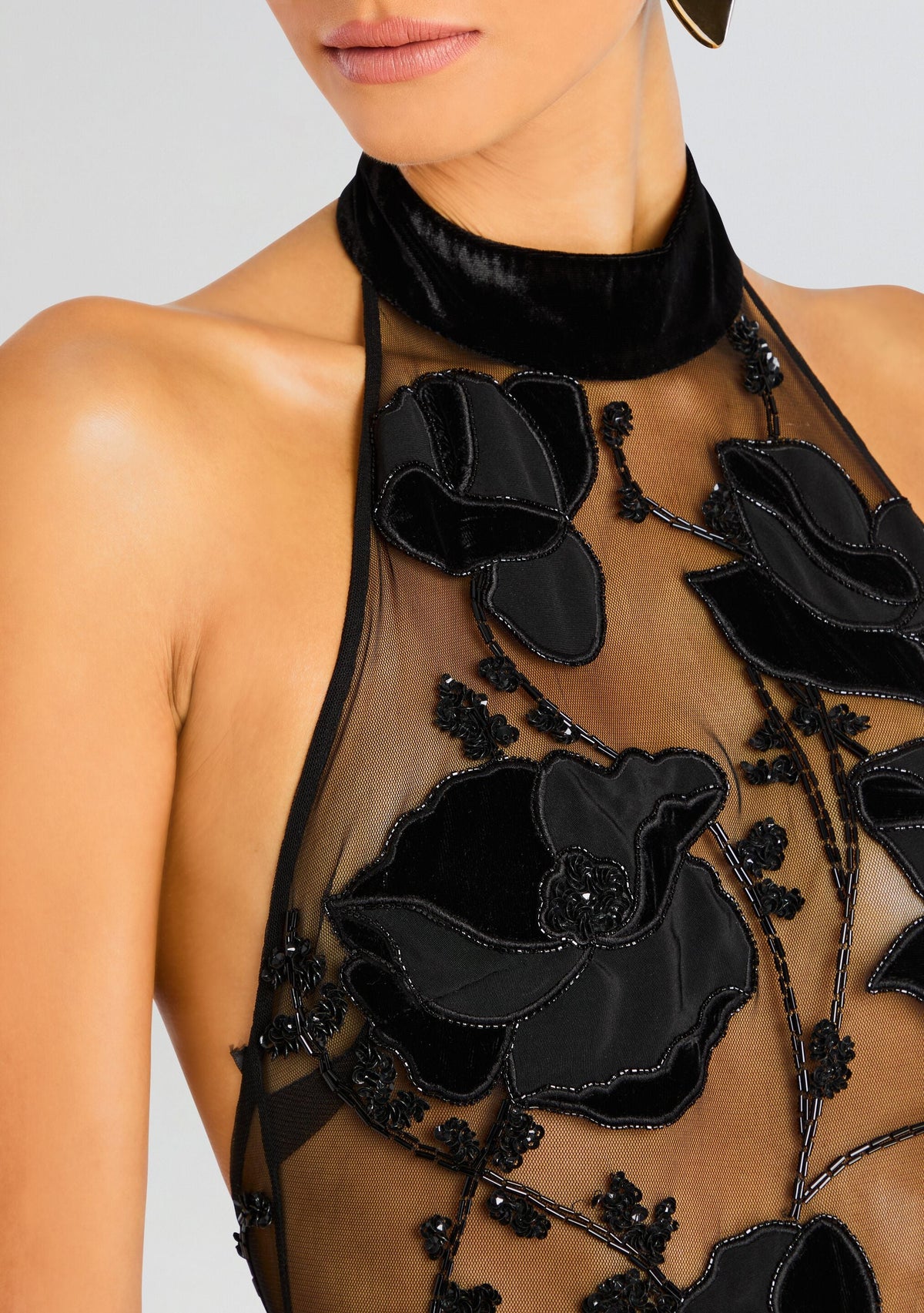 Shirin Bodysuit by retrofête in Black, product image 2