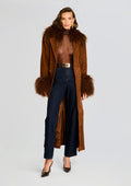 Britta Trench Coat by retrofête in Cinnamon, product image 1