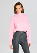 Elsa Turtleneck Sweater by SEROYA in Ballet Pink, product image 1
