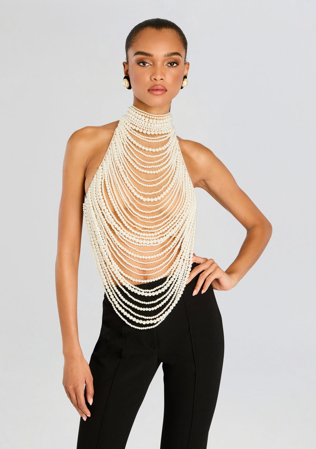Elsie Pearl Top by retrofête in White, product image 1