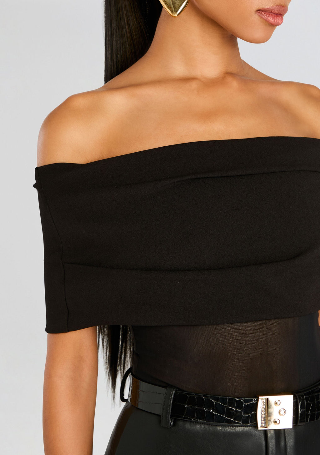 Willa Bodysuit by SEROYA in Black, product image 2