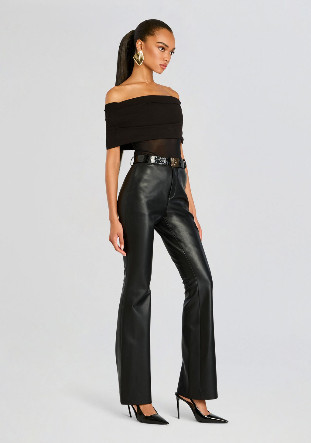 Willa Bodysuit by SEROYA in Black, product image 3