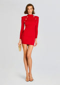 Aislinn Dress by retrofête in Fiery Red, product image 1
