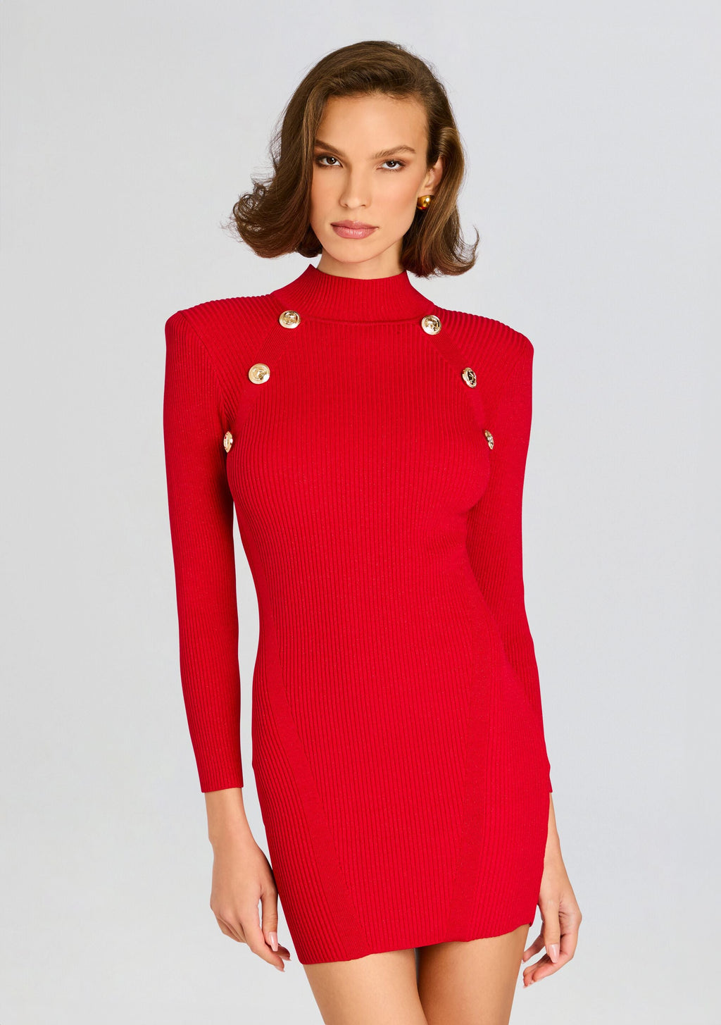 Aislinn Dress by retrofête in Fiery Red, product image 5