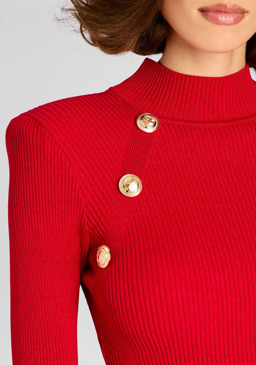Aislinn Dress by retrofête in Fiery Red, product image 2