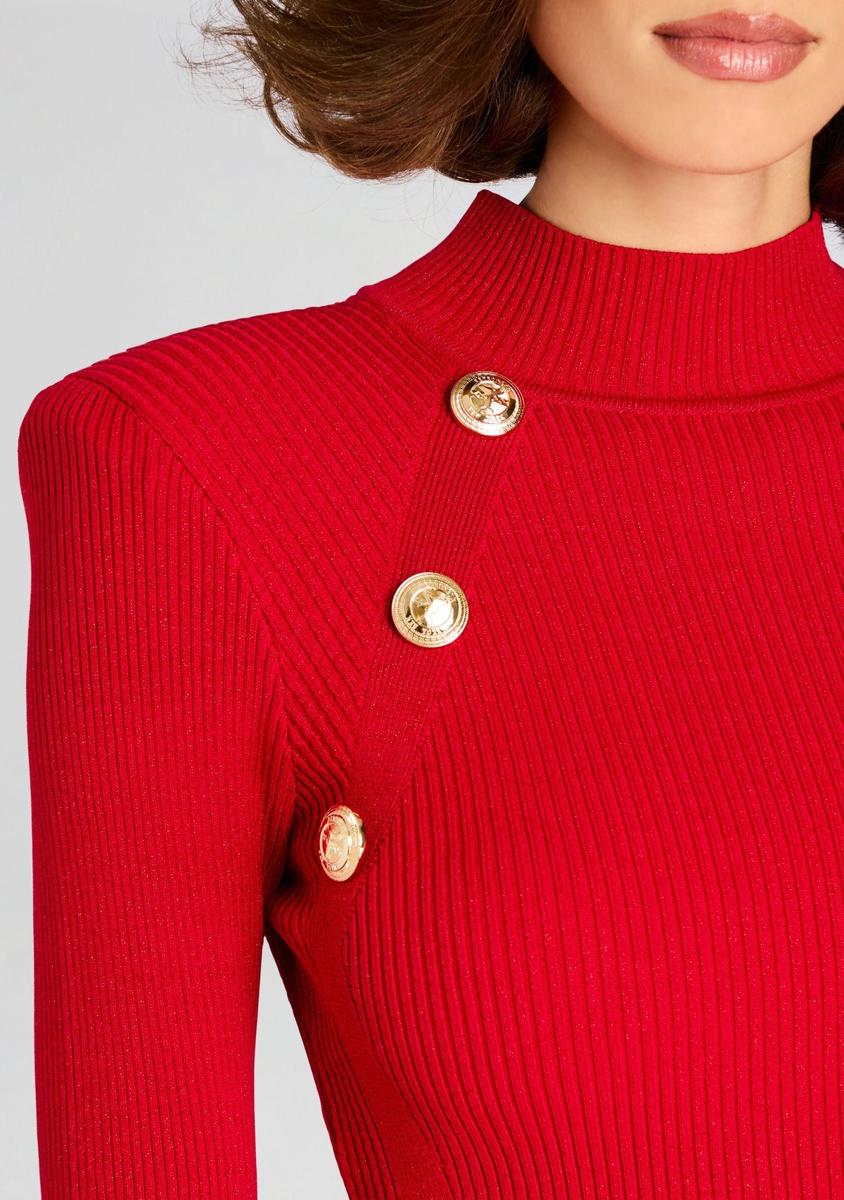 Aislinn Dress by retrofête in Fiery Red, product image 2