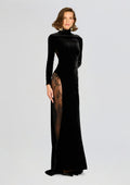 Amor Velvet Dress by retrofête in Black, product image 1